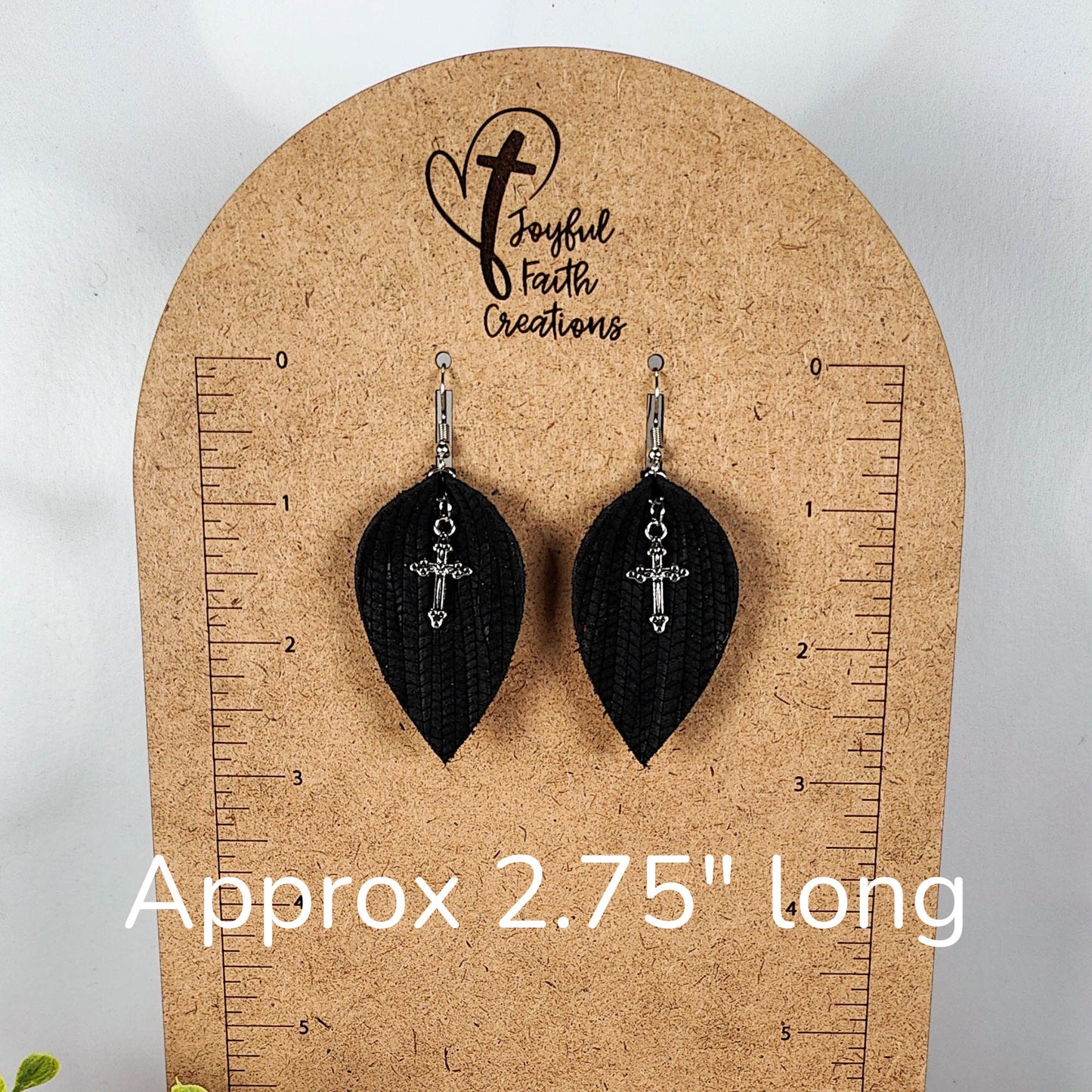 black cross earrings, Christmas gifts for mom, stocking stuffers for teens, gift exchange gifts for women, for bestfriend, for sister,