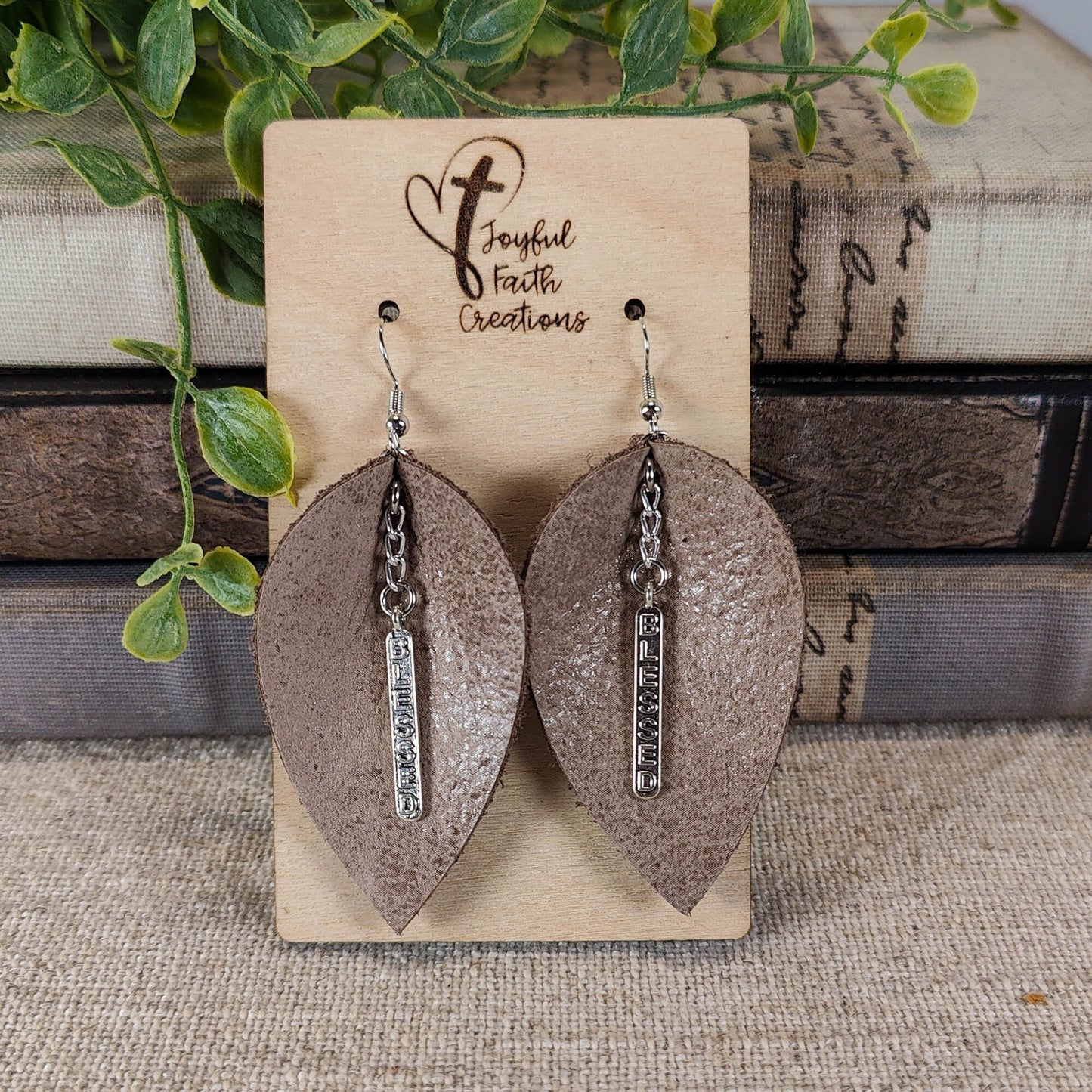 blessed earrings, faith earrings, Christmas gifts for wife, stocking stuffers for her, for mom, for daughter, for bestfriend, for girlfriend