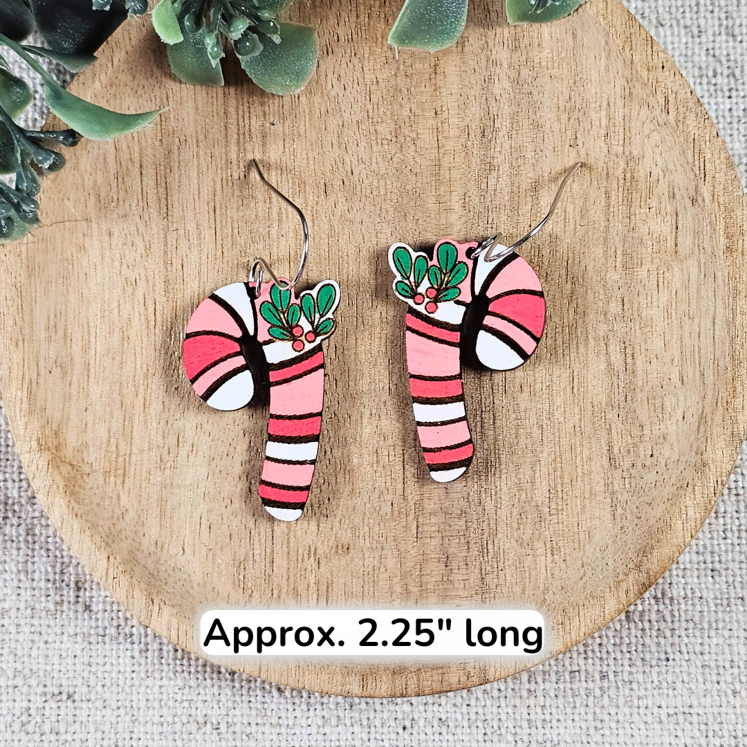 Candy Cane Earrings