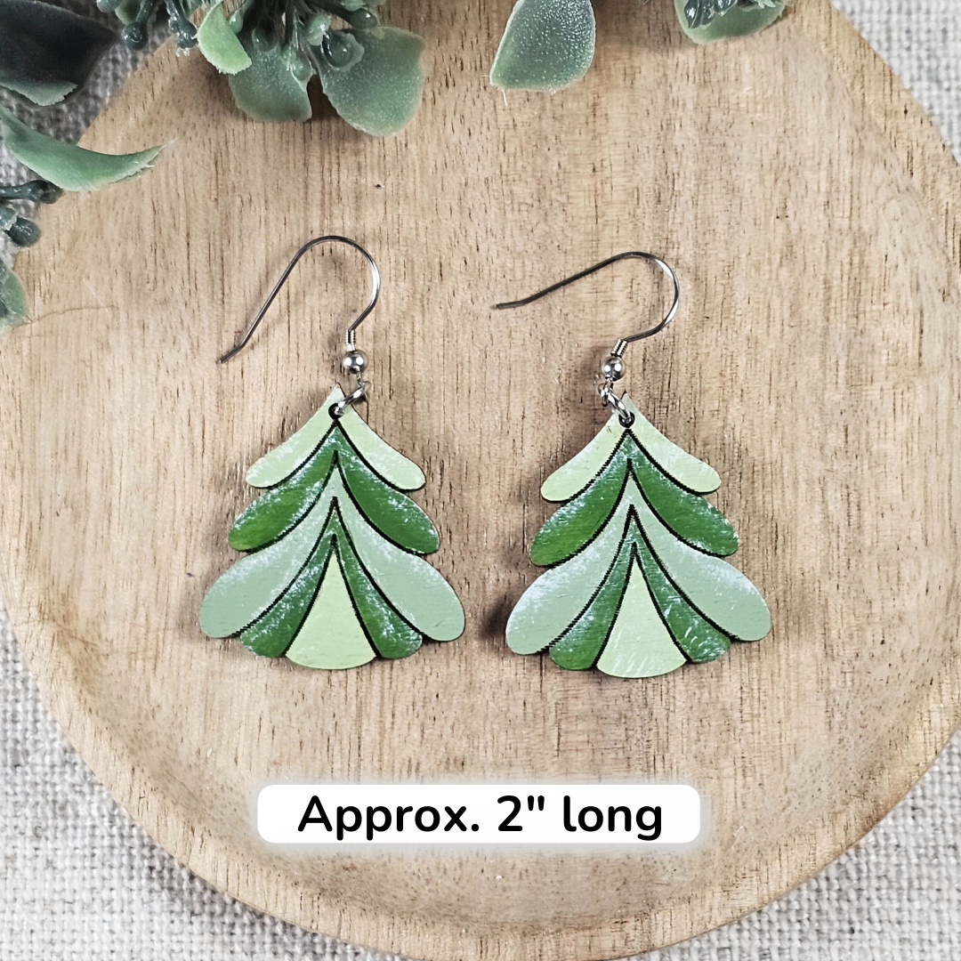 Winter Tree Earrings