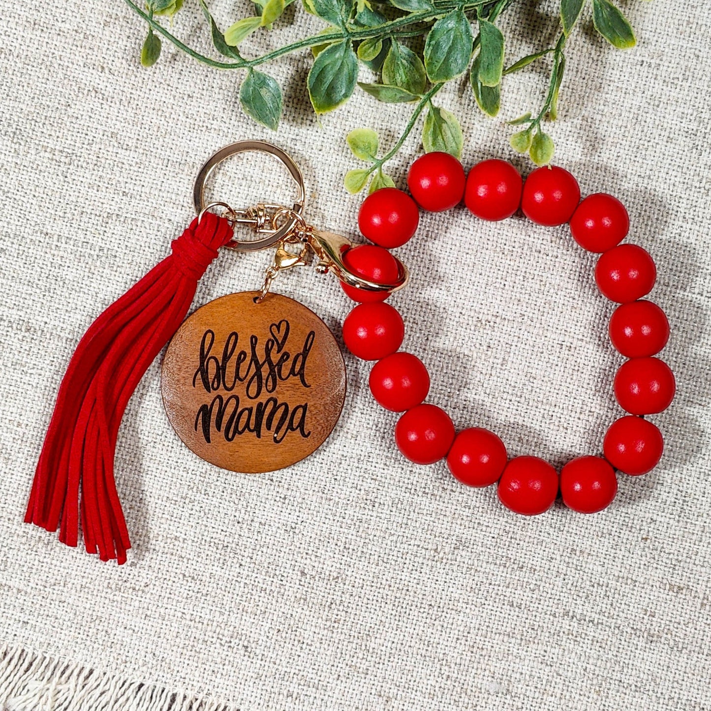 Blessed mama keychain, faith keychain, Christmas gift for mom from son, stocking stuffers for her, birthday  gift for wife, for best friend