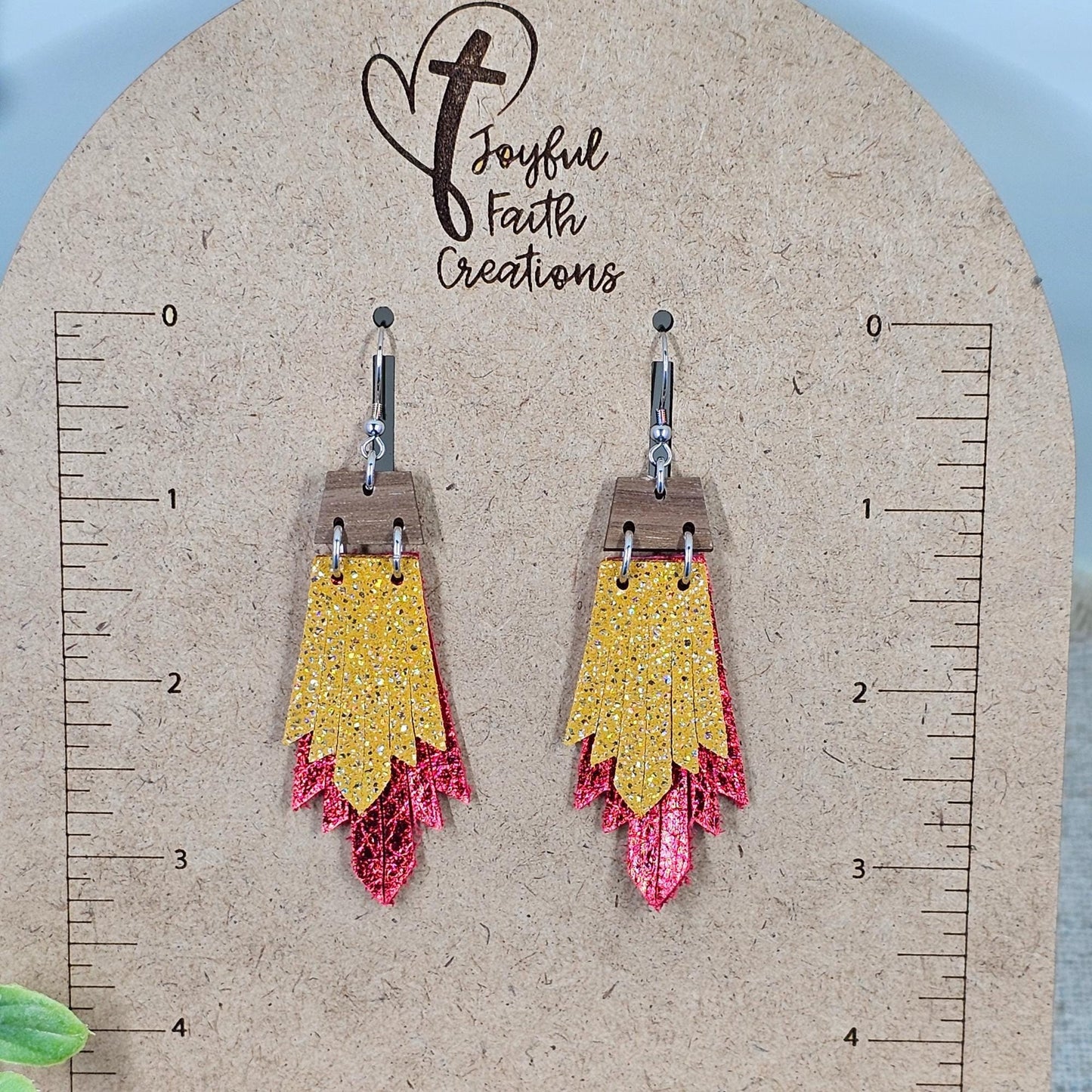 KC Boho Fringe Sparkle Earrings